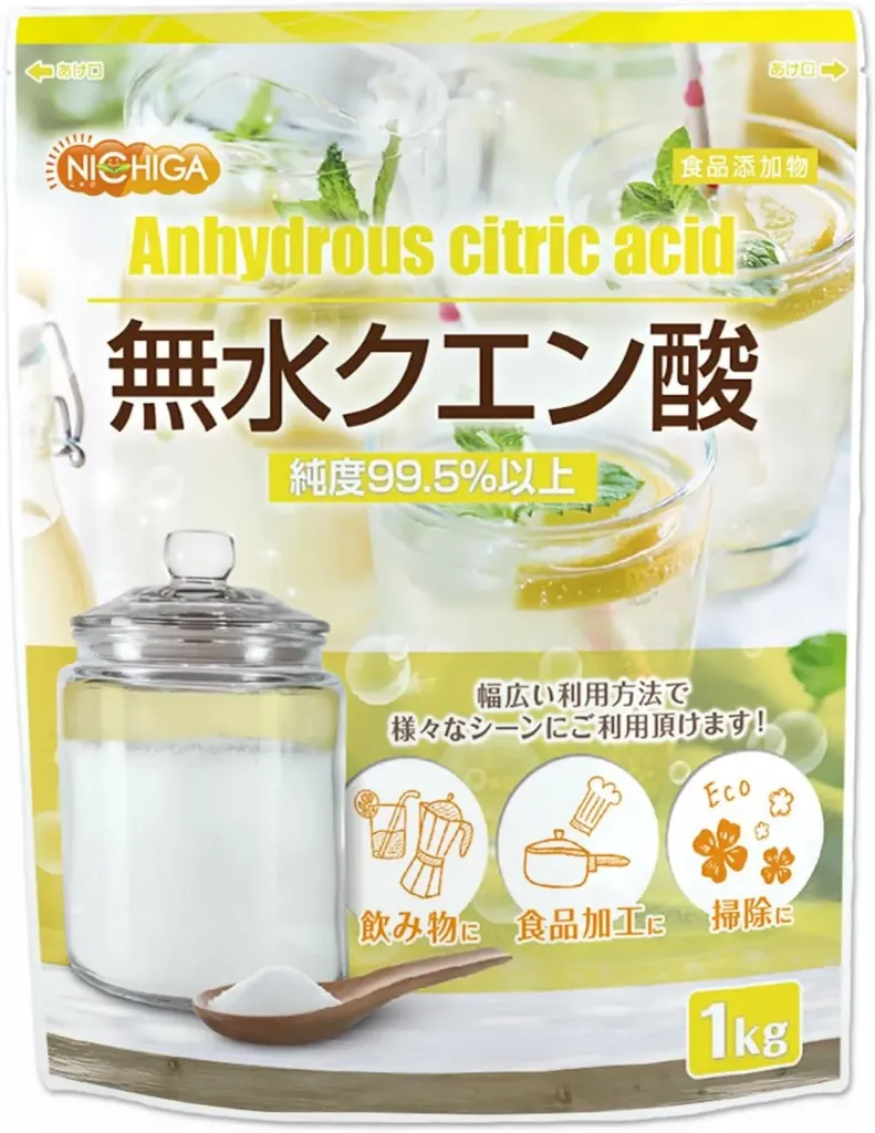 NICHIGA(ニチガ) 無水 クエン酸 食品用1kg