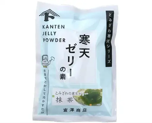 [fba-001-06] 富澤寒天　ゼリーの素(抹茶) / 125g×2