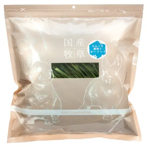 [tib-001-06] 国産 やみつき 霜降りオーツヘイ(えん麦) 100g 牧草 うさぎ モルモット USAYAMA