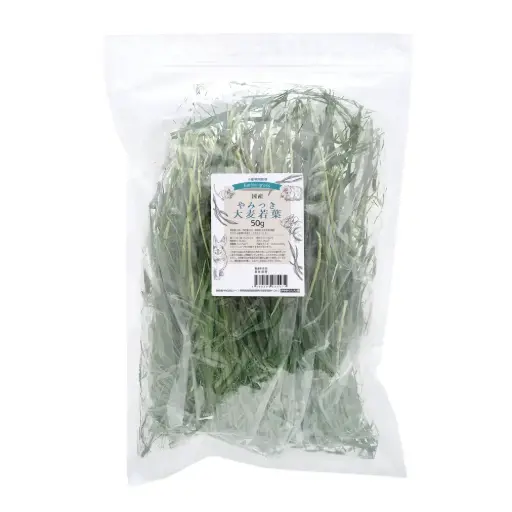 [tib-001-09] 国産 やみつき大麦若葉 50g 牧草 うさぎ モルモット 小動物 おやつ USAYAMA
